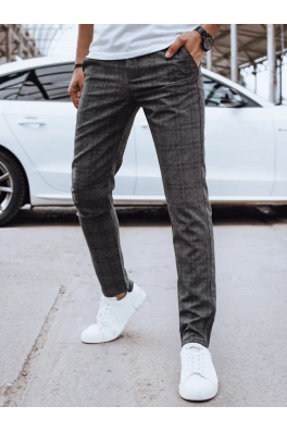 Spodnie męskie casual ciemnoszare Dstreet UX4399
