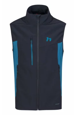 Pánská softshellová vesta Hannah CARSTEN VEST anthracite/sailor blue