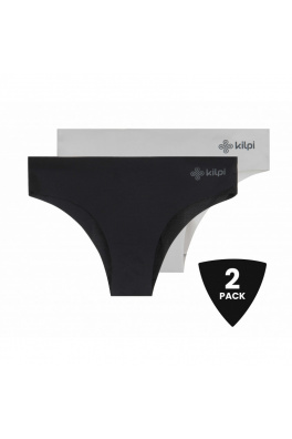 Dámské kalhotky 2 pack Kilpi NELIA-W šedé + černé