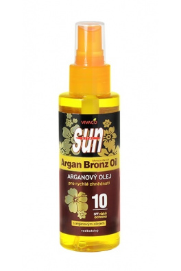VIVACO Opalovací olej s BIO arganovým olejem SPF 10 SUN VITAL 100 ml
