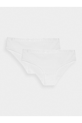 Dámské spodní prádlo kalhotky 4F (2 Pack) - bílé
