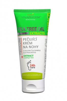 VIVACO Krém na nohy s Tea Tree Oil VIVAPHARM 100 ml