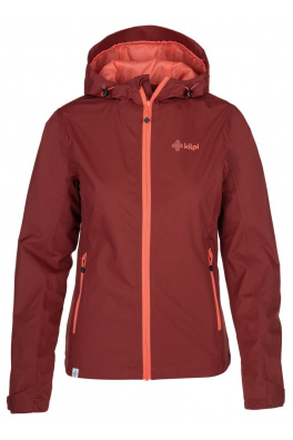 Dámská outdoorová bunda Kilpi ORLETI-W tmavě červená