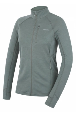 Dámská mikina z merino vlny Husky Alou L faded green