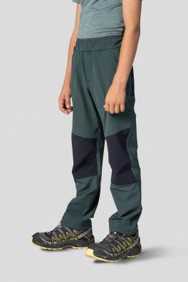 Dětské softshellové kalhoty Hannah LUIGI JR green gables/anthracite