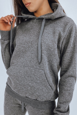 BASIC women's hooded sweatshirt anthracite BY0172