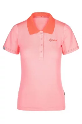 Dámské polo tričko Kilpi COLLAR-W světle růžové