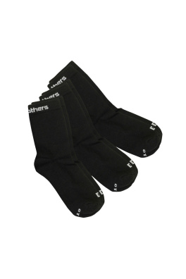 3PACK ponožky Horsefeathers černé Velikost: M