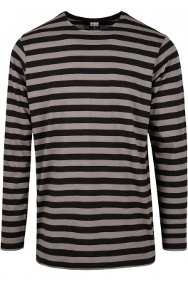 Regular Stripe LS asphalt/black