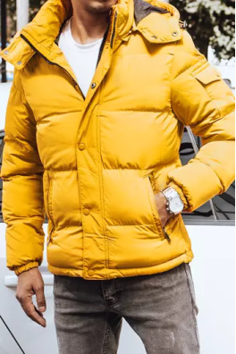 Kurtka męska zimowa pikowana żółta Dstreet TX4266