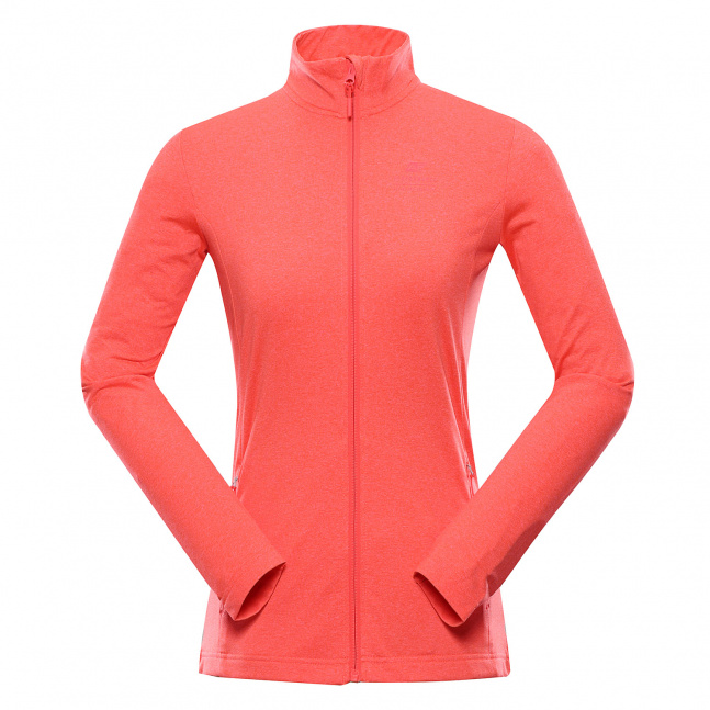 Dámská rychleschnoucí mikina ALPINE PRO FRASEBA neon knockout pink