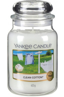 Yankee Candle Large Jar Clean Cotton 623g