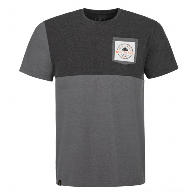 Men's cotton t-shirt Melang-m dark gray - Kilpi