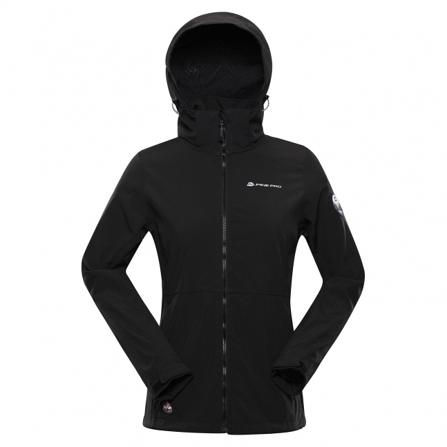 Dámská softshellová bunda ALPINE PRO MEROMA black