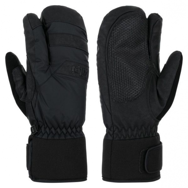 Tříprstové lyžařské rukavice Kilpi TRINO-U černé