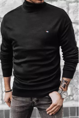 Sweter męski czarny Dstreet WX2015