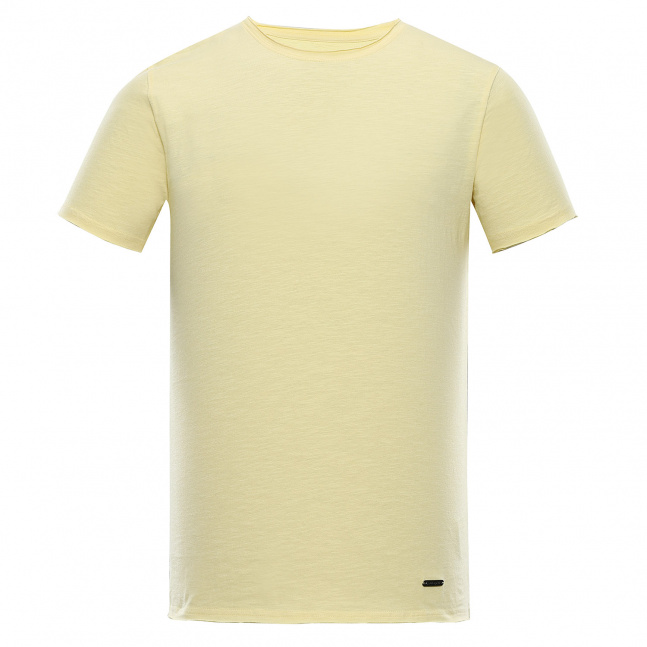 Pánské bavlněné triko ALPINE PRO DRAN mellow yellow