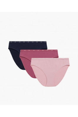 3-PACK Figi damskie high sport leg