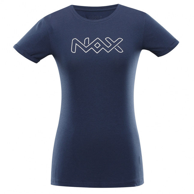 Dámské bavlněné triko nax NAX RIVA mood indigo
