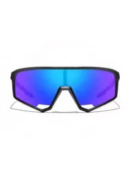 Sportovní sluneční brýle WAYE - 7 Black w Blue Multi lens Cat. 3