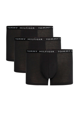 3PACK pánské boxerky Tommy Hilfiger černé Velikost: M