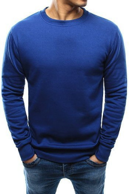 Men's smooth blue sweatshirt BX3695