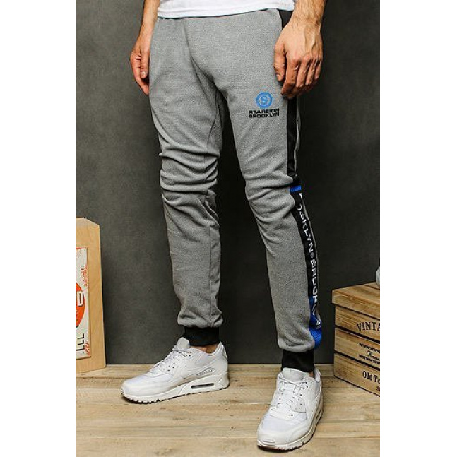 Light gray men's sweatpants UX2532