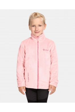 Dívčí fleecová mikina KILPI ERIN-J Světle růžová