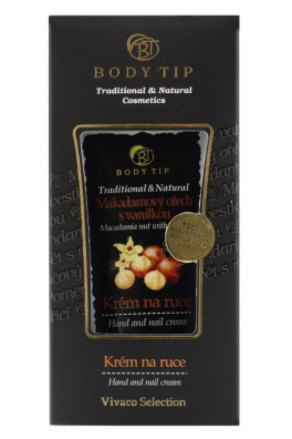 VIVACO Krém na ruce Makadamový ořech s vanilkou BODY TIP 75 ml