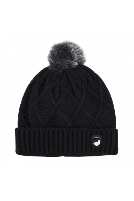Zimní čepice s bambulí ALPINE PRO GODERE black