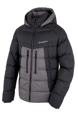 Pánská péřová bunda HUSKY Durra M black/grey