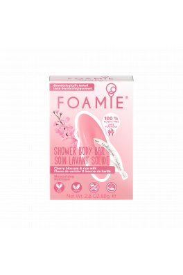 Foamie Shower Body Bar Cherry Kiss With Cherry Blossom and Rice Milk