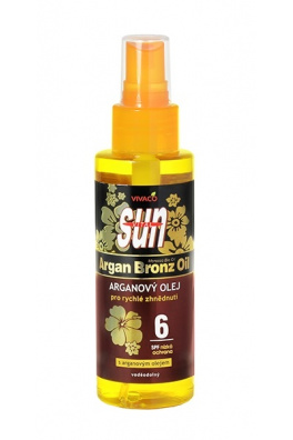 VIVACO Opalovací olej s BIO arganovým olejem SPF 6 SUN VITAL 100 ml