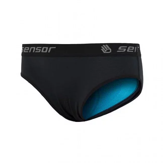 SENSOR CYKLO BASIC dámské cyklokalhotky true black velikost XXL