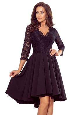 Exkluzivní dámské šaty Numoco 210-10 Nicolle - černá