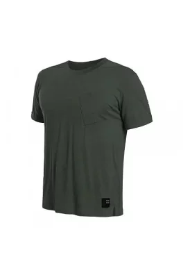 SENSOR MERINO AIR traveller pánské triko kr.rukáv olive green velikost M
