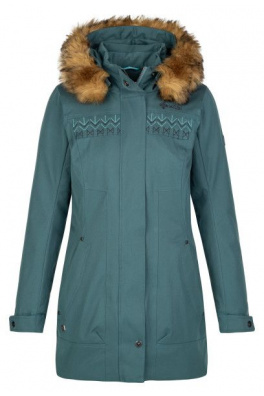Dámský zimní kabát Kilpi PERU-W tmavě zelený