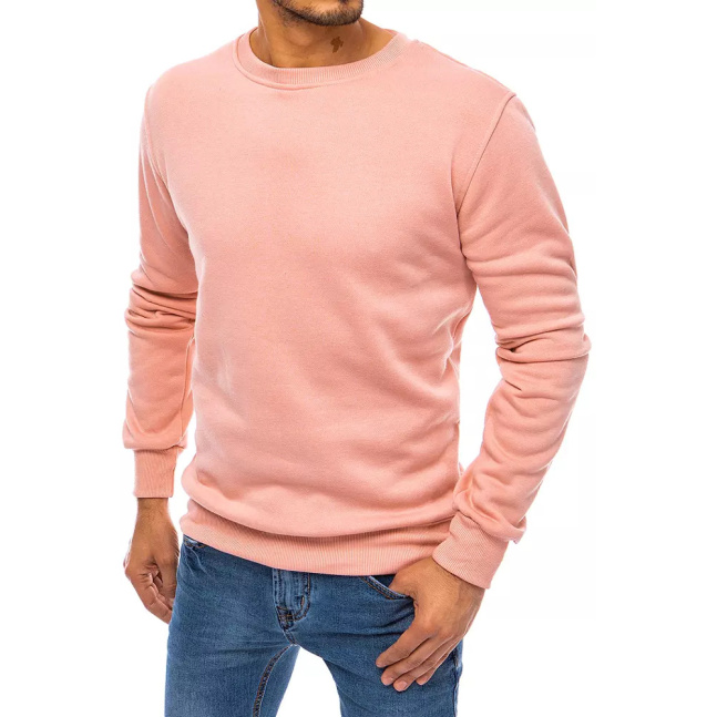 Bluza męska gładka różowa Dstreet BX5083