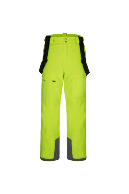 Loap FORTY Pánské lyžařské kalhoty Reflexní neon/Černá