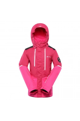 Dětská lyžařská bunda s membránou ptx ALPINE PRO ZARIBO cabaret