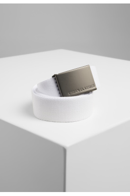 Canvas Belt white