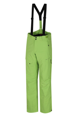 Pánské lyžařské kalhoty Hannah KASEY lime green