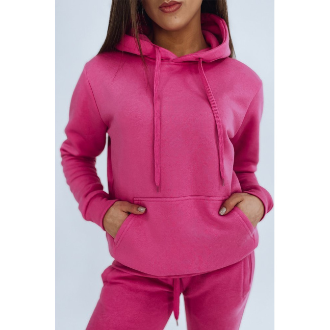 BASIC women's sweatshirt with hood pink BY0173