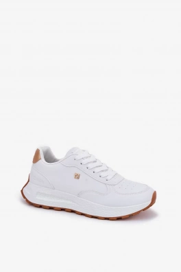 Lekkie Buty Sportowe Damskie Big Star RR274629 HI-POLY SYSTEM Białe