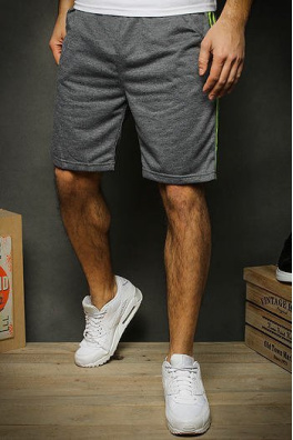 Dark gray men's sweat shorts SX1141