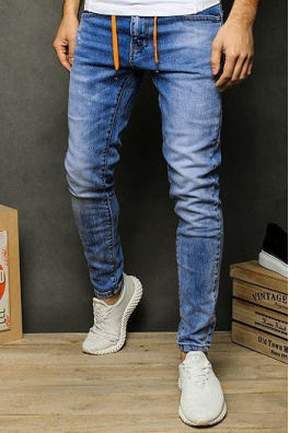 Men's blue jeans pants UX2481