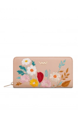Dámská peněženka Vuch Nightie Nicci Flowers Beige