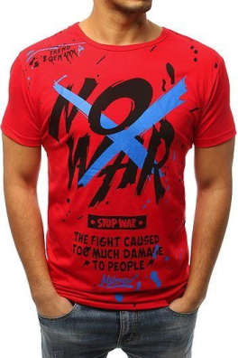 Men's red T-shirt RX3068