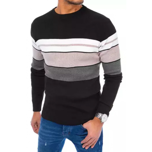 Sweter męski czarny Dstreet WX1946