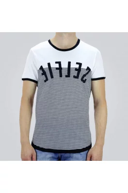 Selfie &amp; Stripes Milk White